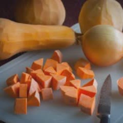 Cách làm Bí đỏ và khoai lang nướng
