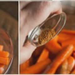 Cách làm Cà rốt nướng bột quế