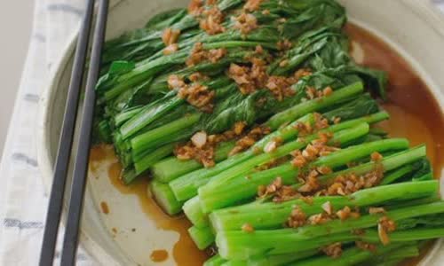 Cách làm cải luộc nước tương