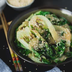 Cách làm Cải thìa xào gừng và tương Miso