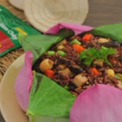 Cách Làm Cơm Gạo Lứt Thập Cẩm Gói Lá Sen Bổ Dưỡng