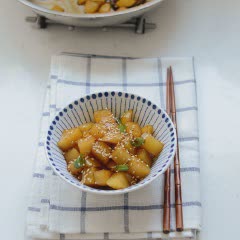 Cách làm Khoai tây rim nước tương