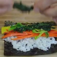Cách làm Kimbap mini