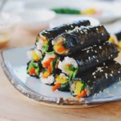 Cách làm Kimbap mini