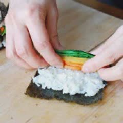 Cách làm Kimbap mini