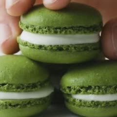 Cách làm Macaron Matcha 