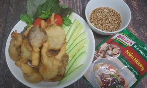 Cách Làm Nấm Bào Ngư Chiên Giòn Xốt Tương Mè Ngon