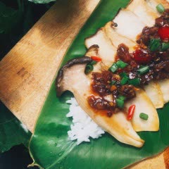 Cách làm Nấm đùi gà áp chảo sốt cay