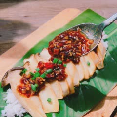 Cách làm Nấm đùi gà áp chảo sốt cay