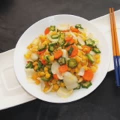 Cách làm rau củ xào thập cẩm chay