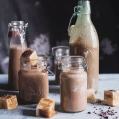Cách làm Sữa hạnh nhân chocolate
