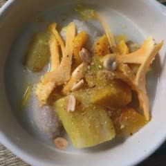 Cách làm Bí đỏ hầm dừa béo ngậy