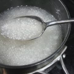 Cách nấu chè bột báng cốt dừa