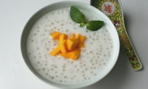 Cách nấu chè bột báng cốt dừa