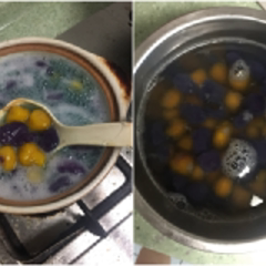 Cách nấu chè khoai bí ngô dẻo