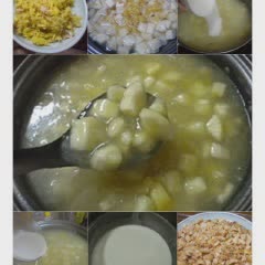 Cách làm chè khoai mì nước cốt dừa