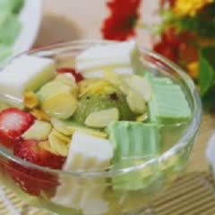 Cách làm chè khúc bạch nhiều màu
