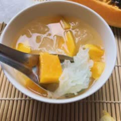 Cách làm Chè nấm tuyết đu đủ thanh mát