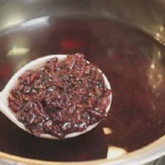 Cách làm chè nếp than nước cốt dừa