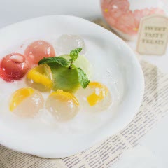 Cách nấu chè thạch trái cây pha lê