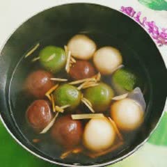 Cách làm chè trôi nước 3 màu