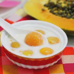 Cách làm chè đu đủ sữa tươi