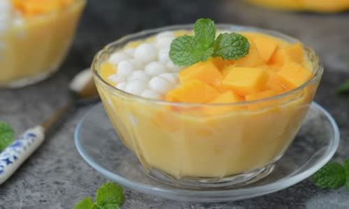 Cách làm chè xoài bánh nếp