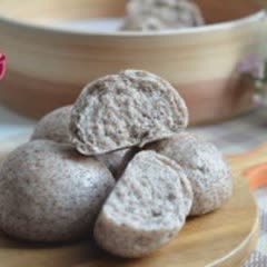 Cách làm Bánh Bao Gạo Lứt Mè Đen Hấp tốt cho sức khỏe
