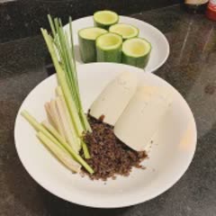 Cách Làm Bí Ngòi Nhồi Nấm Sauce Dầu Hào Chay Ngon