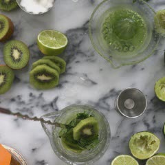 Cách làm cocktail kiwi bạc hà