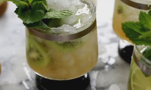 Cách làm cocktail kiwi bạc hà