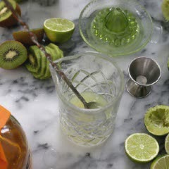 Cách làm cocktail kiwi bạc hà