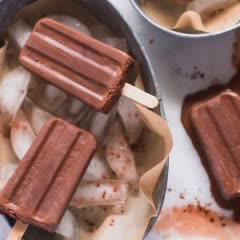 Cách làm Kem chocolate cốt dừa