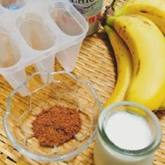 Cách làm kem chuối cacao ngọt thơm