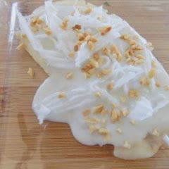 Cách làm kem chuối ép dừa đậu phộng