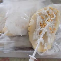 Cách làm kem chuối ép dừa đậu phộng