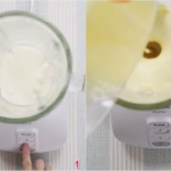 Cách làm kem dừa bằng dụng cụ xay sinh tố