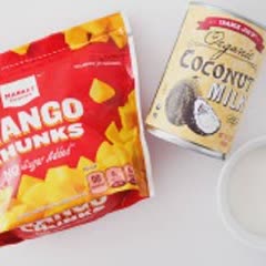 Cách làm Kem mút xoài cốt dừa