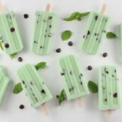 Cách làm kem que bạc hà chocolate