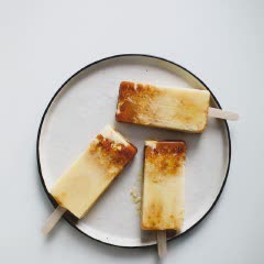 Cách làm Kem que caramel custard