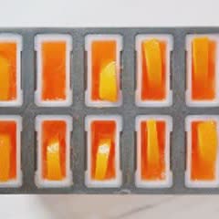 Cách làm kem que rượu cam