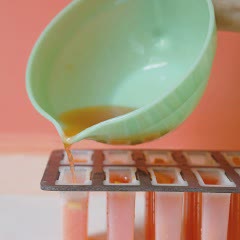 Cách làm kem que rượu cam