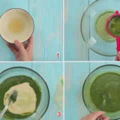 Cách làm kem trà xanh đậu đỏ bằng máy sinh tố
