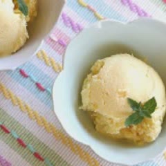Cách làm Kem xoài sữa chua dẻo mịn