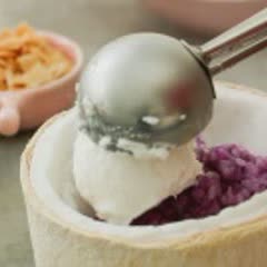 Cách Làm Kem Xôi Dừa | Đẹp Mắt, Ngon Lạ Miệng