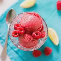 Cách làm Sorbet mâm xôi