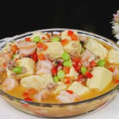 Cách làm Đậu Hũ Trứng Sốt Tôm Thịt Băm ngon cơm cực kỳ