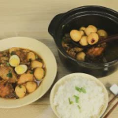 Cách làm Gà Kho Trứng Cút Nước Dừa ngọt lành cho bữa cơm