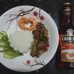 Cách làm Heo Quay Kho Tôm Sú nước mắm CHIN-SU hương cá hồi