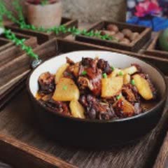 Cách làm Thịt gà kho củ cải trắng